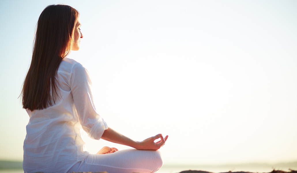 Thai Meditation by the sea